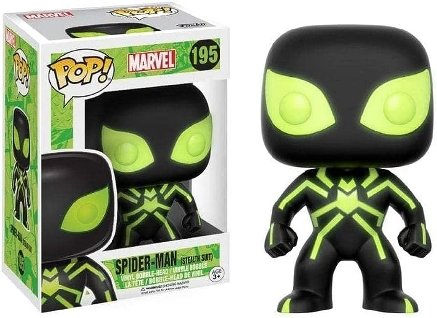 Figurka Funko POP Spider-Man: Stealth Spider-Man Glow in the Dark 195