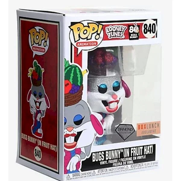 Figurka Looney Tunes Funko pop Bugs Bunny (In Fruit Hat) Diamond Collection Box Lunch Exc 840