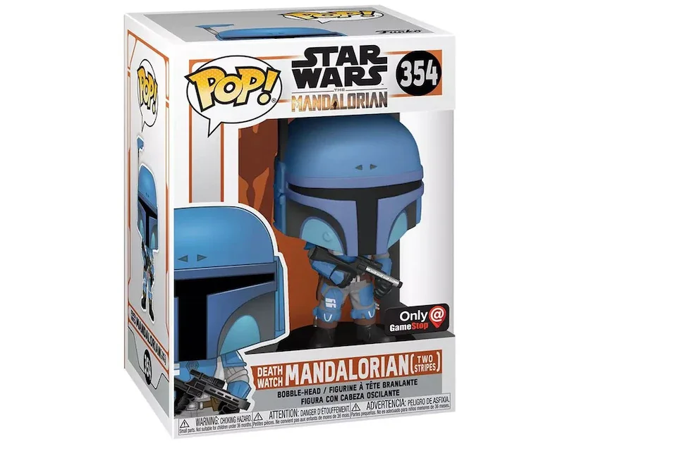 Figurka Star Wars The Mandalorian Funko POP Mandalorian Death Watch (Two Stripes) 354 Exclusive