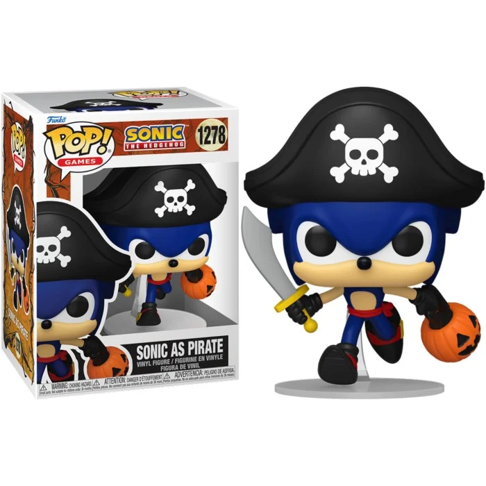 Funko POP! Sonic the Hedgehog - Sonic as Pirate (Halloween) #1278