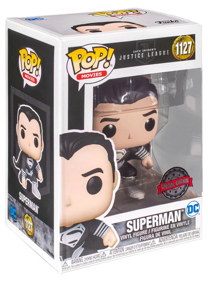 Figurka Funko POP! Justice League Black Suit Superman Special Edition #1127 – zdjęcie 2