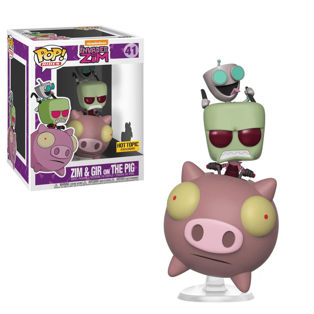 Funko POP! Nickelodeon Invader Zim-Invader Zim on Pig(HT) 41 (Exclusive) *Na zamówienie