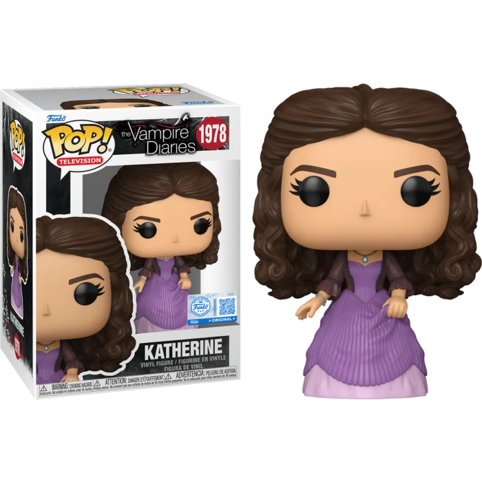 Figurka Funko POP! The Vampire Diaries - Katherine Pierce in Acrylic Pop! Protector Special Edition #1078