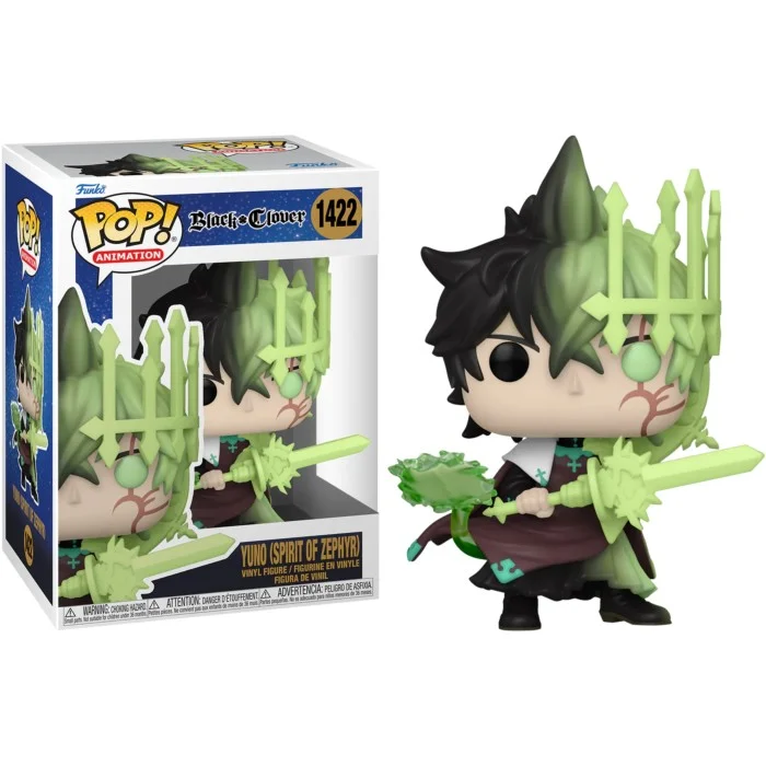 Funko POP! Black Clover - Yuno (Spirit of Zephyr) #1422