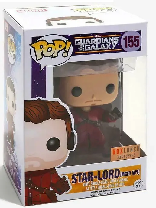 Figurka Funko POP! Guardians of the Galaxy vol.2 Star-Lord box lunch BoxLunch #155 *Na zamówienie – zdjęcie 2