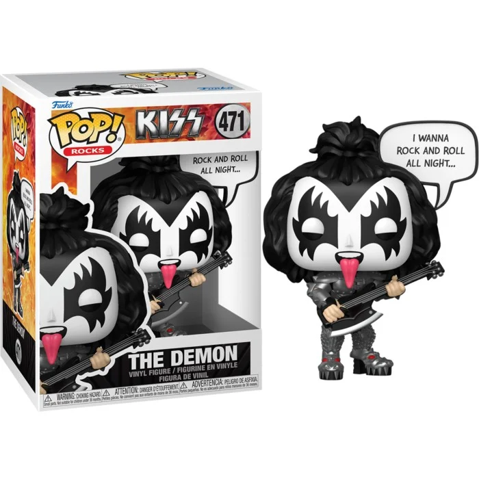 Funko POP! KISS - The Demon (Rock and Roll All Night...) #471