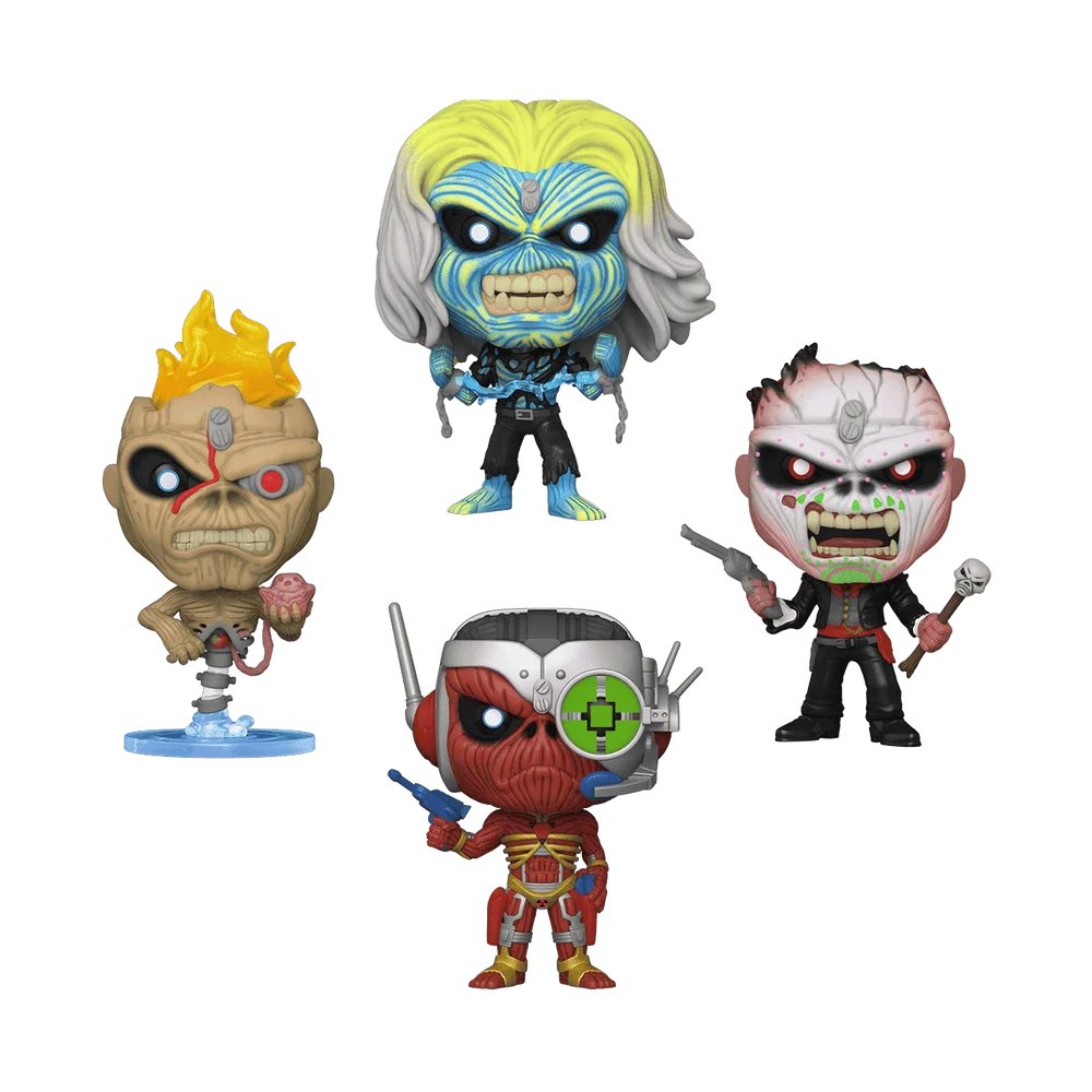 Funko POP! Iron Maiden Iron Maiden 4-Pack (Glow) *Na zamówienie