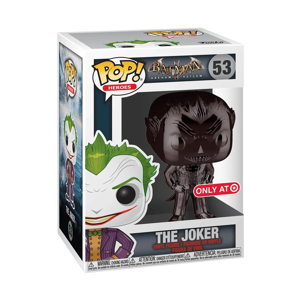 Funko POP! Arkham Asylum & Tee: DC - The Joker (BK CH) (POP) 53 (Exclusive) *Na zamówienie