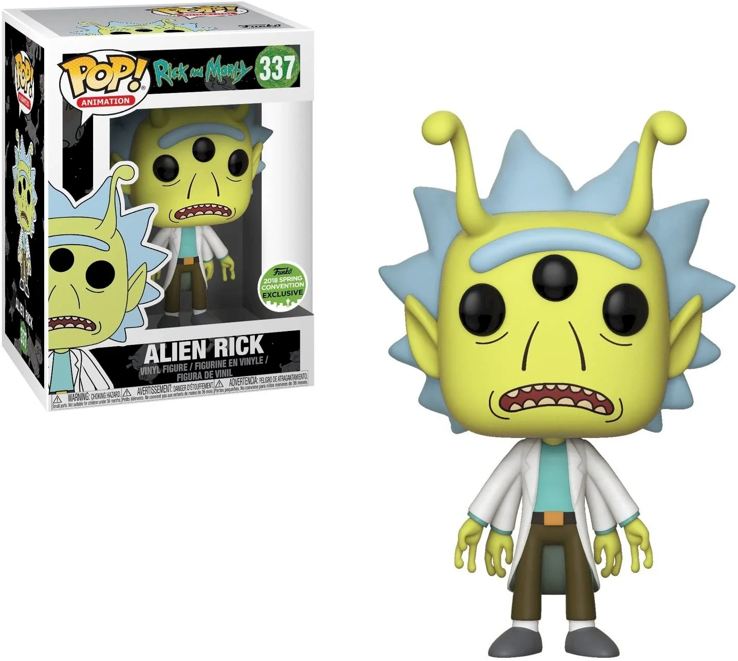 Figurka Funko POP! Rick and Morty Alien Rick Special Edition #337 *Na zamówienie – zdjęcie 3