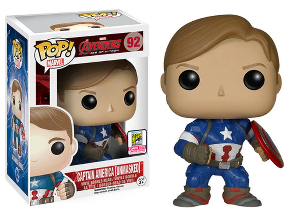 Funko POP! Marvel Avengers 2 - Cap America Unmasked SDCC 92 (SDCC) *Na zamówienie