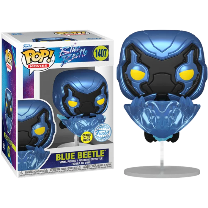 Figurka Funko pop Dia De Los DC: Blue Bettle (Glow in the Dark) 1407 Special Edition