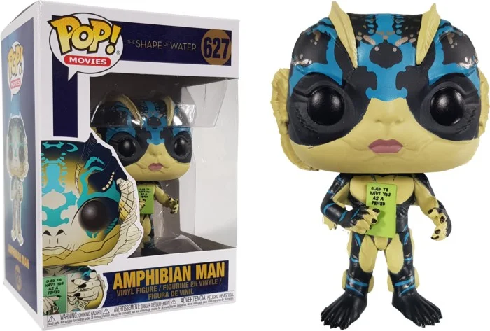 Funko POP! The Shape Of Water - Amphibian Man with Card #627