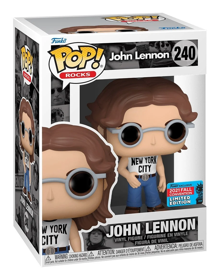 Figurka Funko Pop! Rocks: John Lennon [Nyc Tee](2021 Fall Convention) #240* Na zamówienie