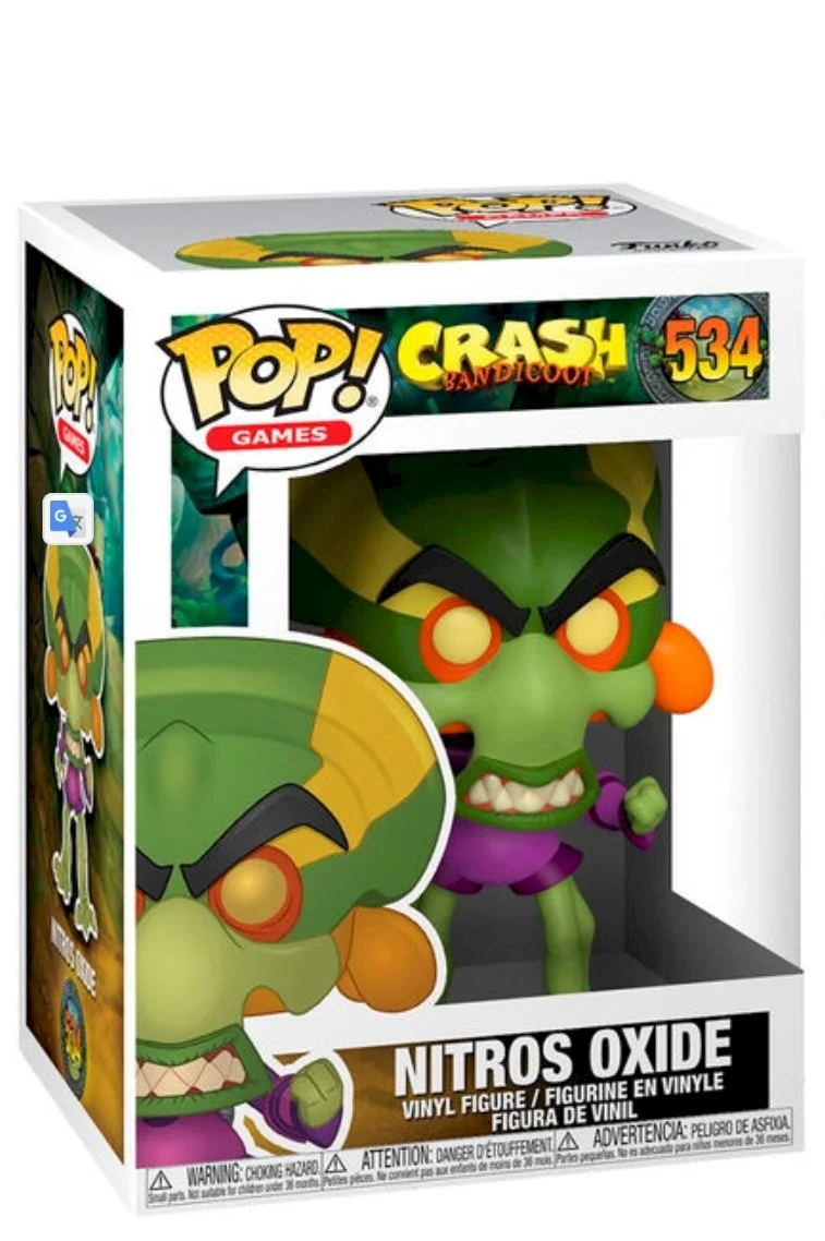 Figurka Funko POP Crash Bandicoot: Nitros Oxide series 3 534 – zdjęcie 2