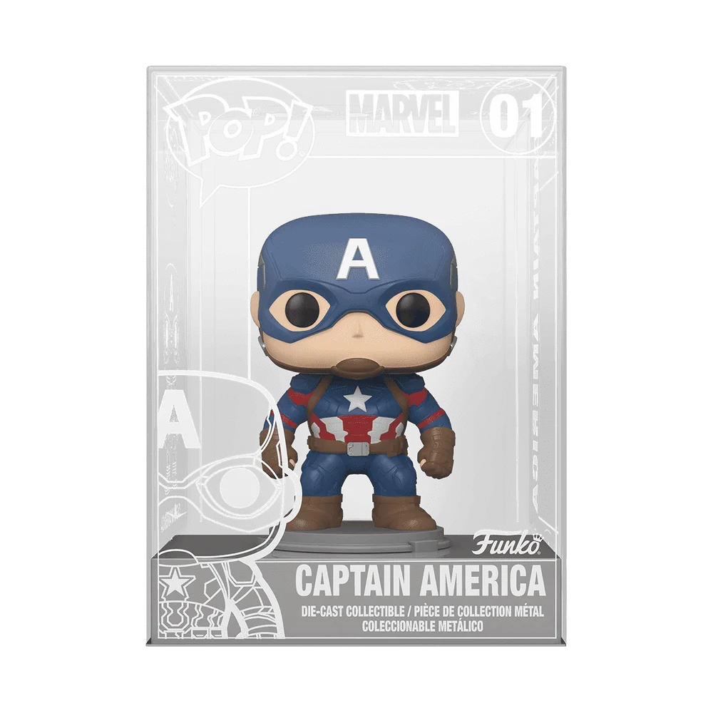 Funko POP! Marvel Die-Cast Captain America 1 (Exclusive) *Na zamówienie