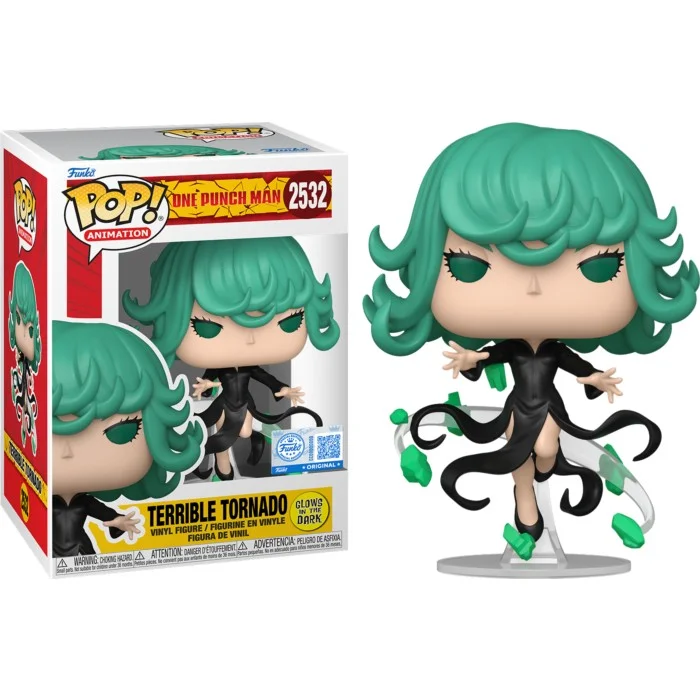 Funko POP! One Punch Man One-Punch Man - Terrible Tornado Glow Special Edition