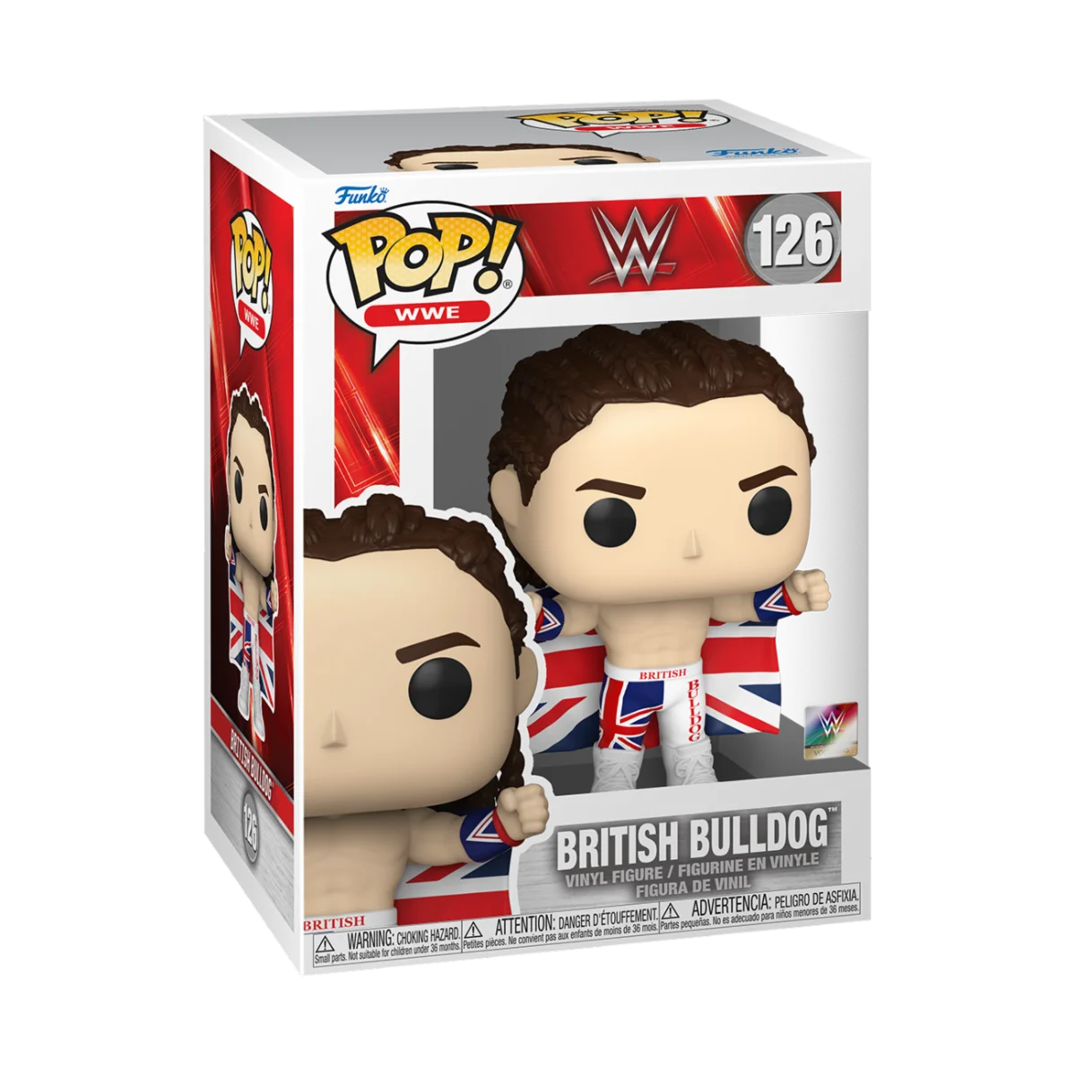 Figurka Funko POP! WWE British Bulldog #126 – zdjęcie 3