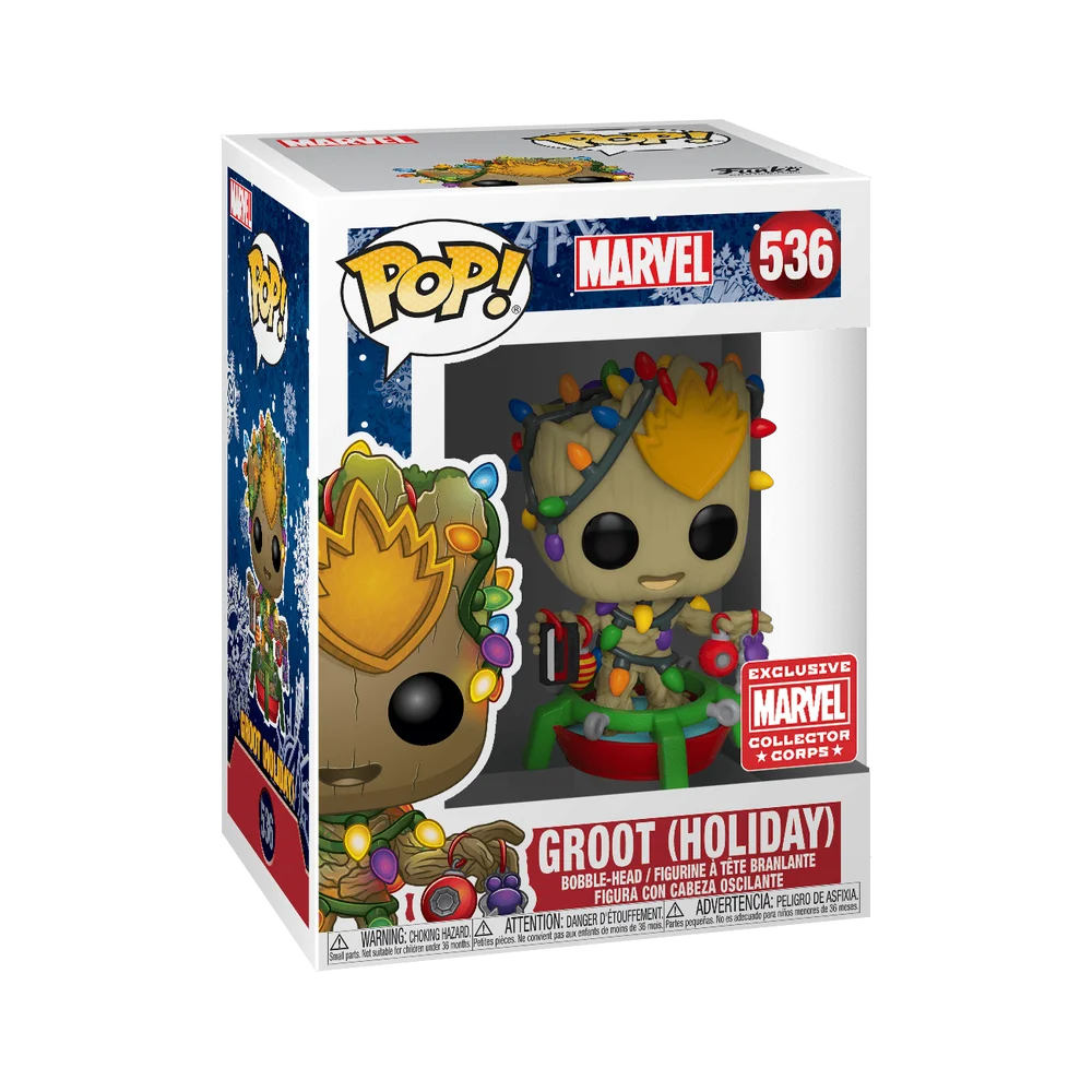 Funko POP! Marvel AMB: 2019 Marvel Holiday - POP Holiday Groot 536 (Exclusive) *Na zamówienie