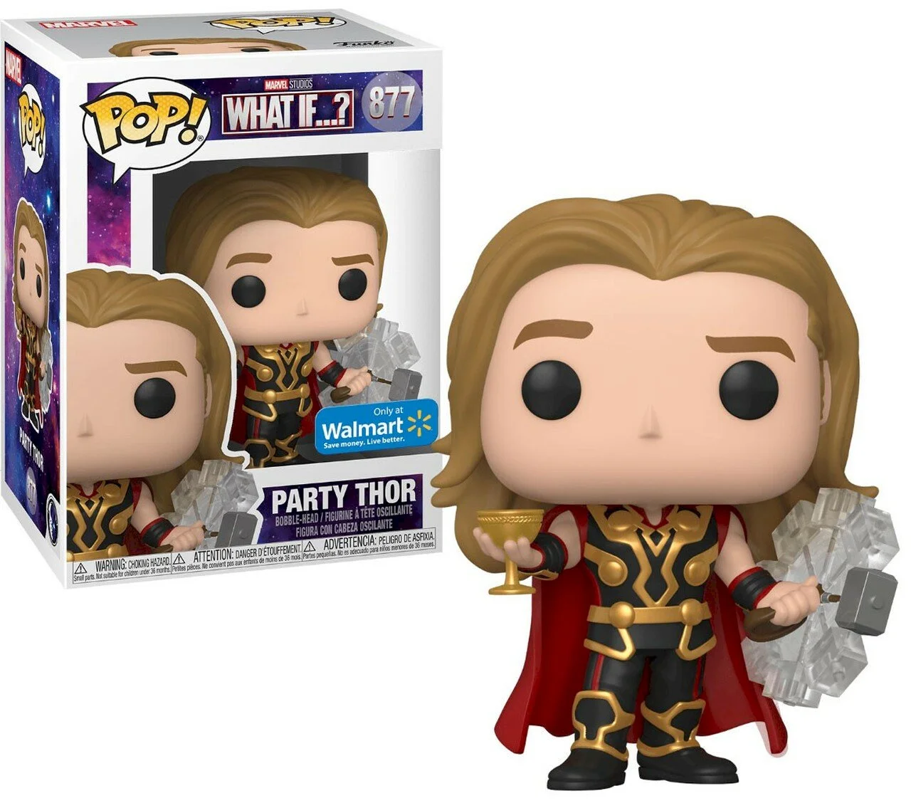 Figurka Funko Pop Marvel What If: Party Thor 877 Walmart Exc