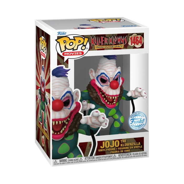Figurka Funko POP! Killer Klowns from Outer Space (1988) - Jojo the Klownzilla Special Edition #1464 – zdjęcie 3