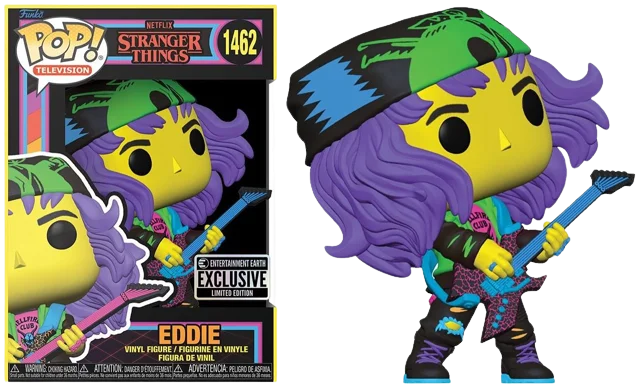 Figurka Funko Pop! Television: Stranger Things - Eddie [Blacklight] (Entertainment Earth) #1462* Na zamówienie