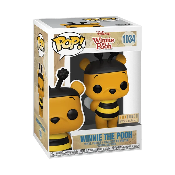 Funko POP! Disney Disney: Winnie- Winnie as a Bee 1034 (Flocked) *Na zamówienie
