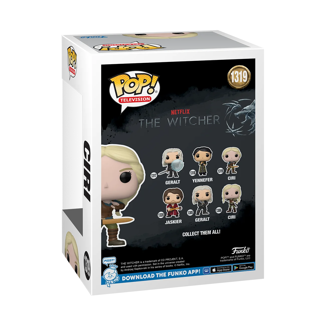 Figurka Funko POP Witcher S2- Ciri w/sword 1319 – zdjęcie 3