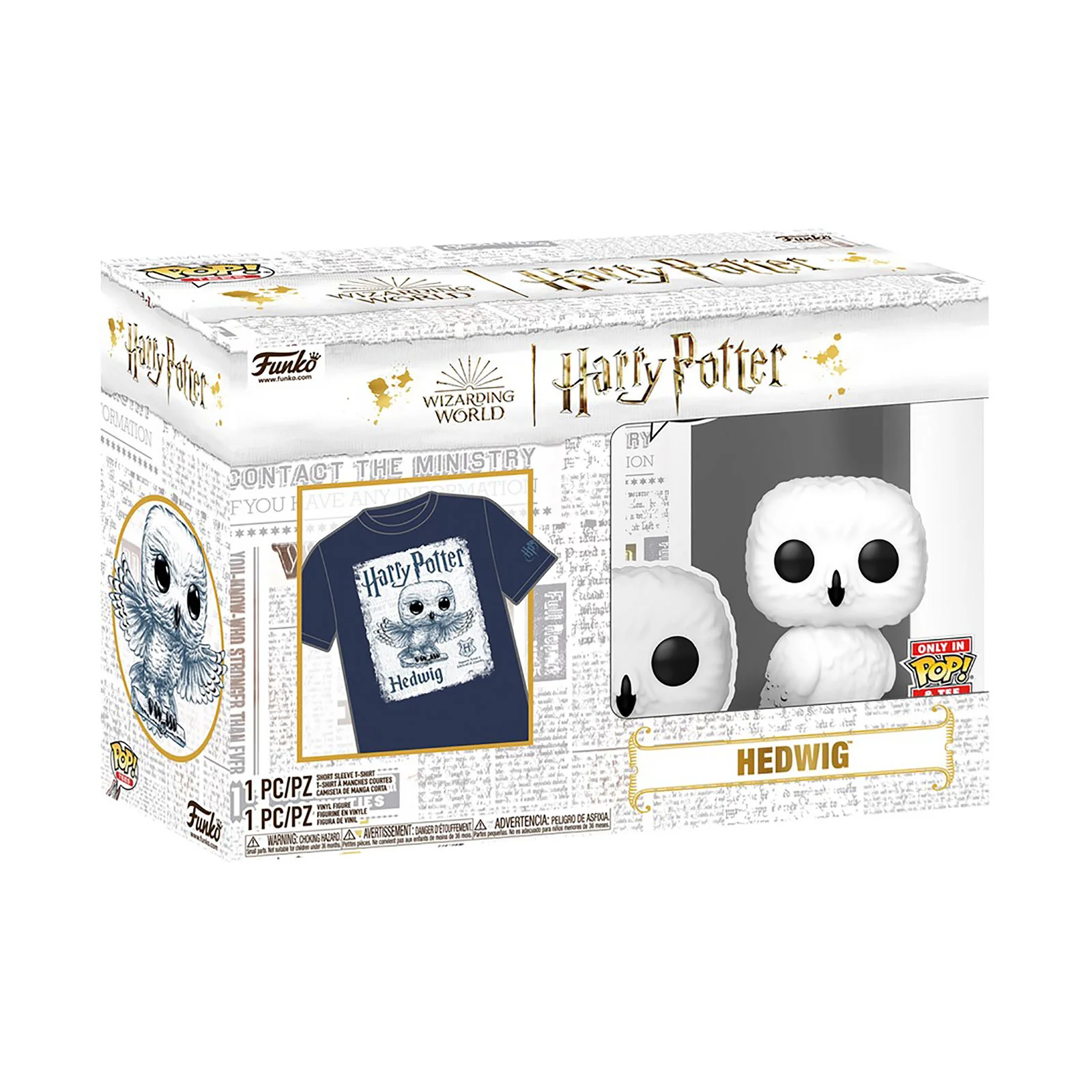 Funko POP! Harry Potter Hedwig + T-Shirt M Special Edition #76