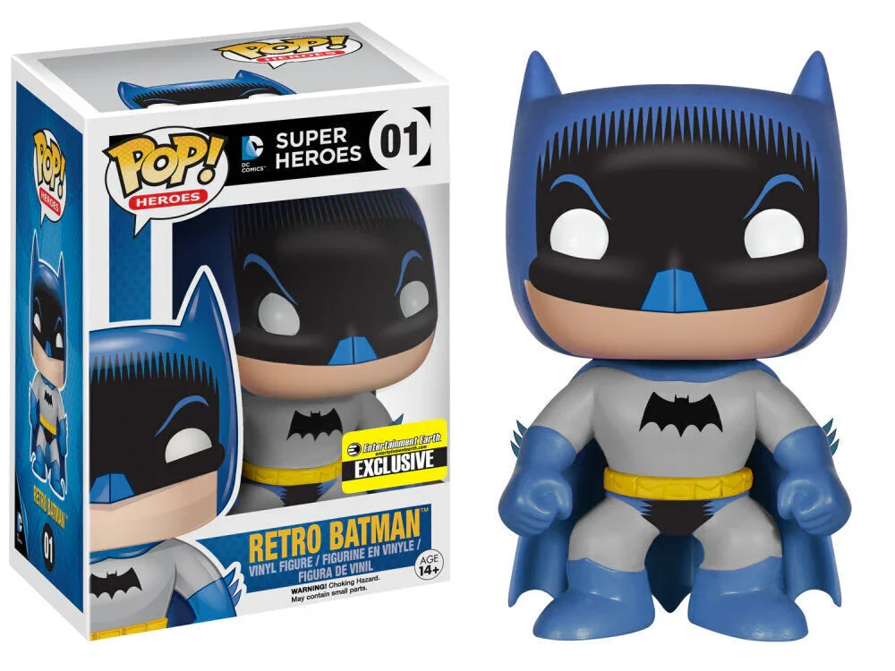 Figurka Funko POP! Heroes: DC Super Heroes - Retro Batman (Entertainment Earth) #01 *Na zamówienie