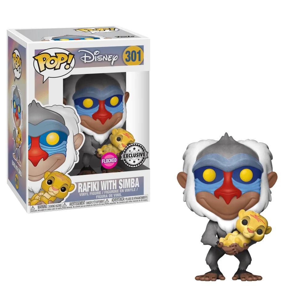 Funko POP! Disney Lion King - Rafiki (baby Simba)(FL) 301 (Flocked) *Na zamówienie