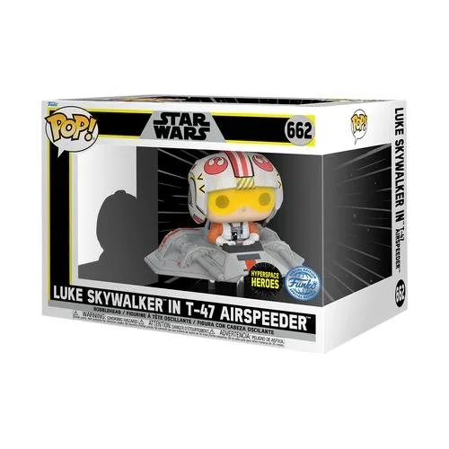 Figurka Funko POP! Rides: Star Wars Luke Skywalker in T-47 Airspeeder 662 Special Edition