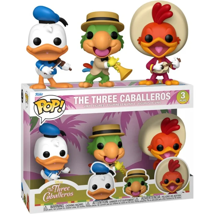 Funko POP! The Three Caballeros - Donald Duck, Jose Carioca & Panchito 3-Pack #3