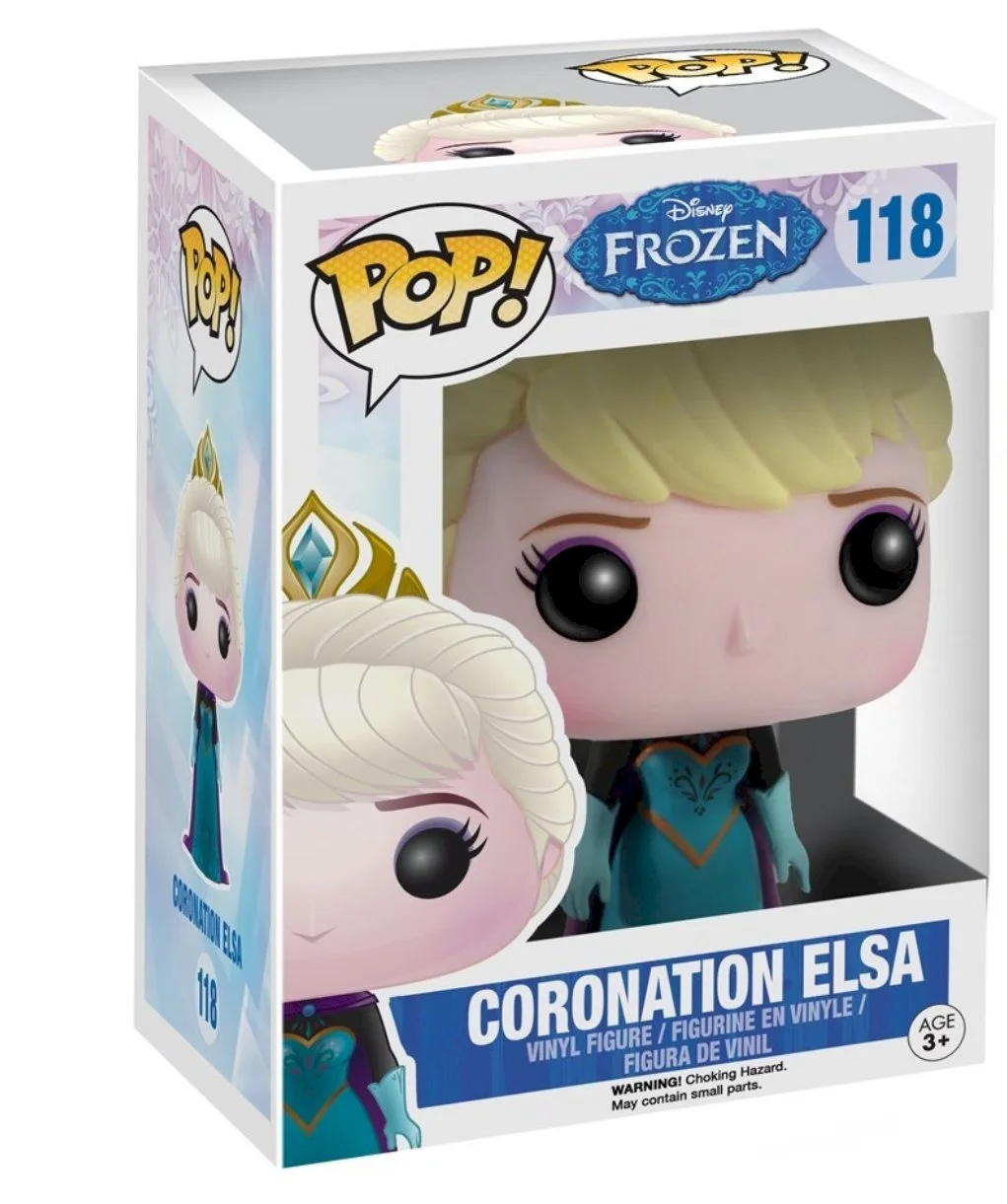 Figurka Frozen Funko POP! Kraina Lodu: Coronation Elsa 118 – zdjęcie 3