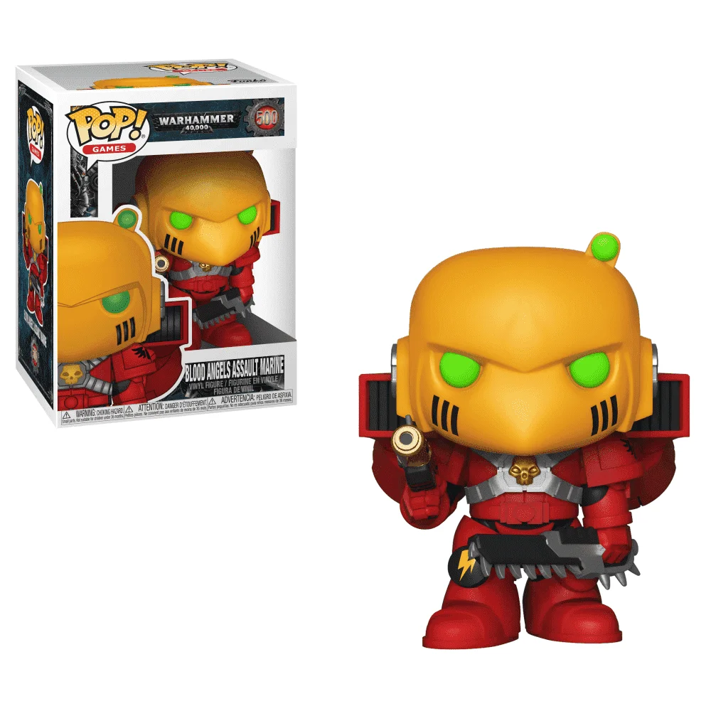 Funko POP! Warhammer 40,000 Games: Warhammer 40K- Blood Angels Assault Marine 500 *Na zamówienie