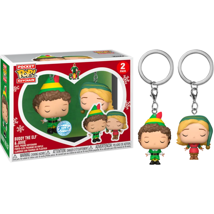 Figurka Funko Keychain Elf - Buddy & Jovie 2 pack