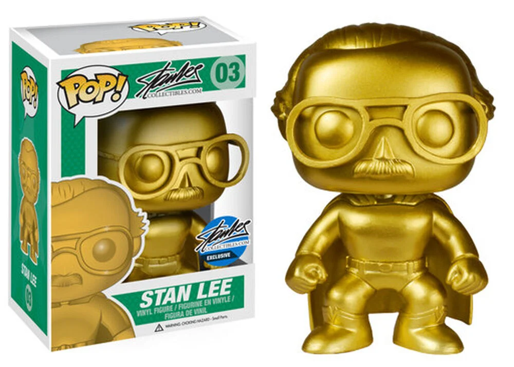 Funko POP! Stan Lee Gold Statue 3 (Exclusive) *Na zamówienie