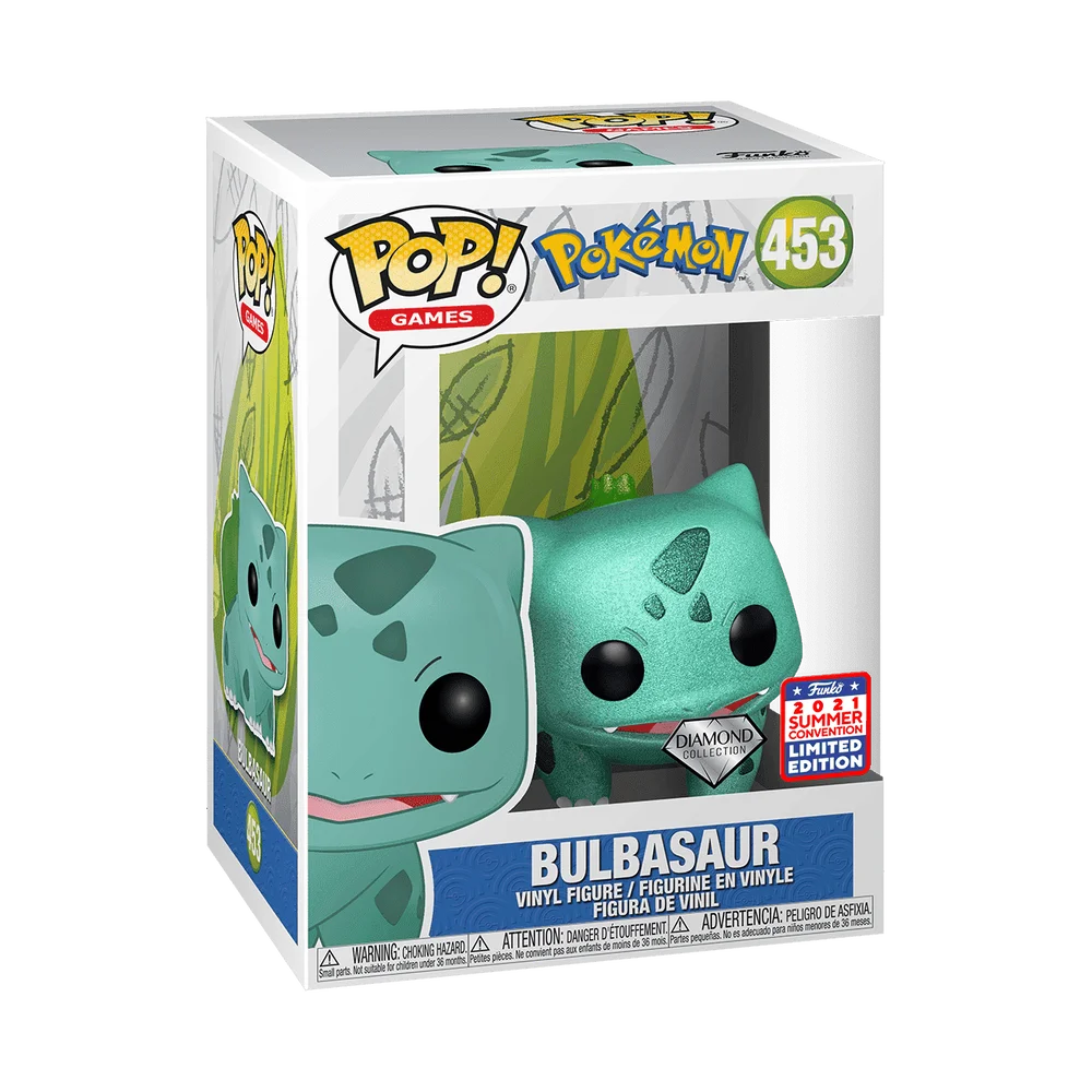 Funko POP! Pokémon Bulbasaur (Diamond) - Pokémon 453 *Na zamówienie