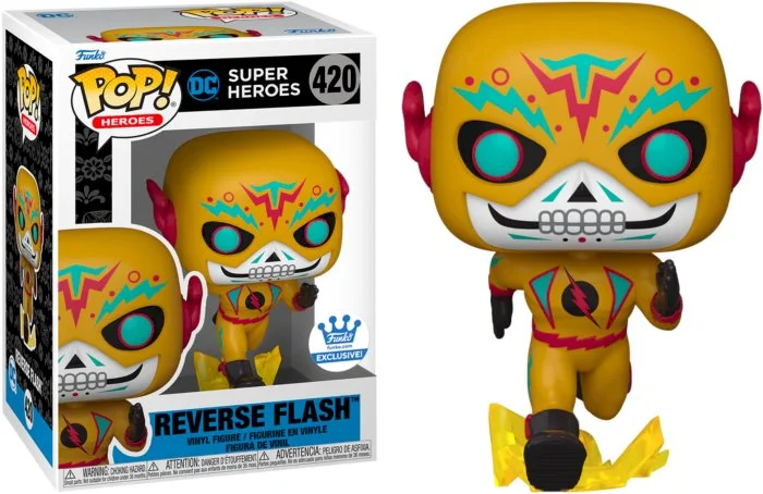 Figurka Funko pop DC: Reverse Flash Dia de los Muertos 420 Exc – zdjęcie 2