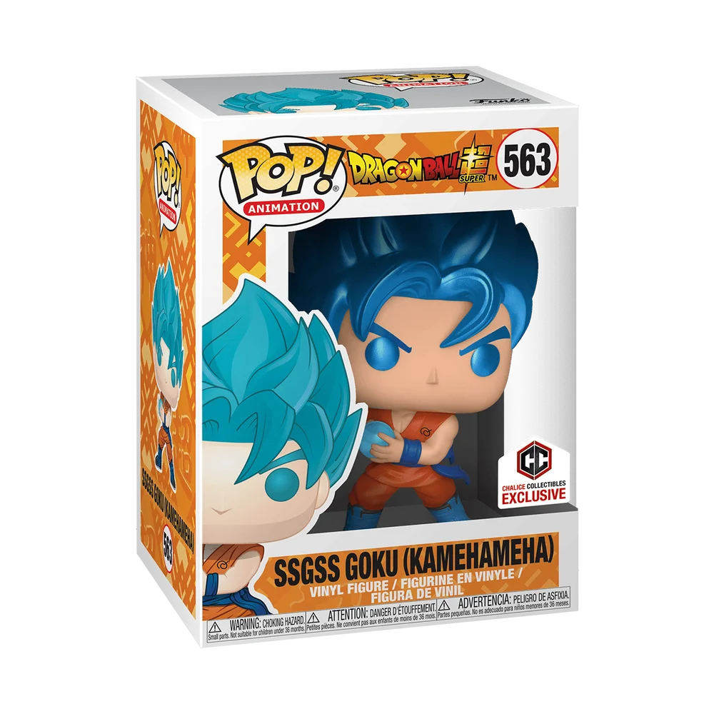 Funko POP! Dragon Ball Animation: DBS- SSG Goku w/ Kamehameha (MT) 563 (Metallic) *Na zamówienie