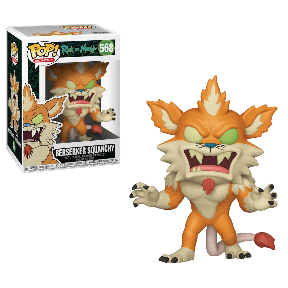 Funko POP! Rick And Morty Berserker Squanchy #568