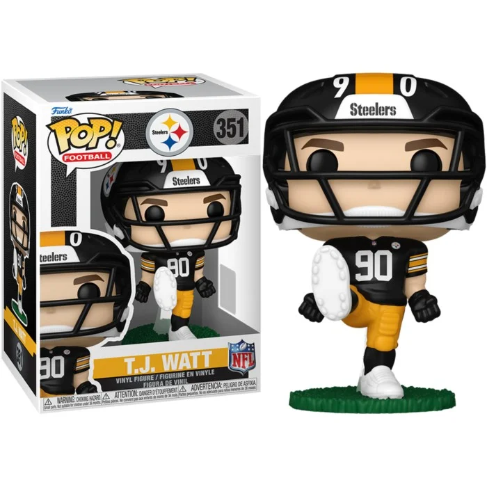 Funko POP! NFL Football - T.J. Watt (Punting) Pittsburgh Steelers #351