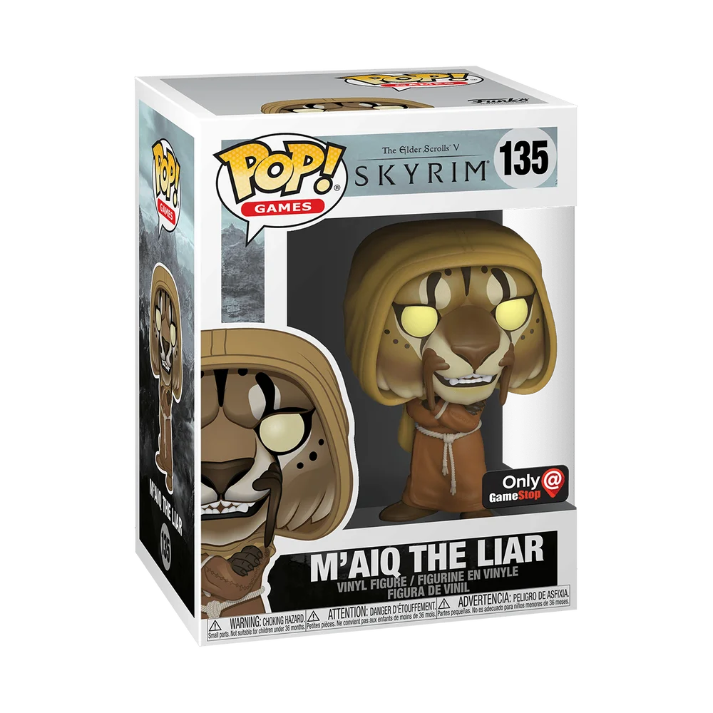 Funko POP! Skyrim Games: Elder Scrolls- M'aiq 135 (Exclusive) *Na zamówienie