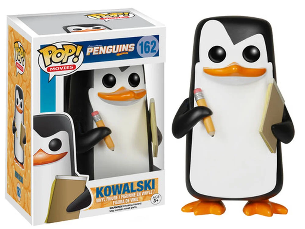 Funko POP! Penguins of Madagascar Pingwiny z Madagaskaru: Kowalski #162