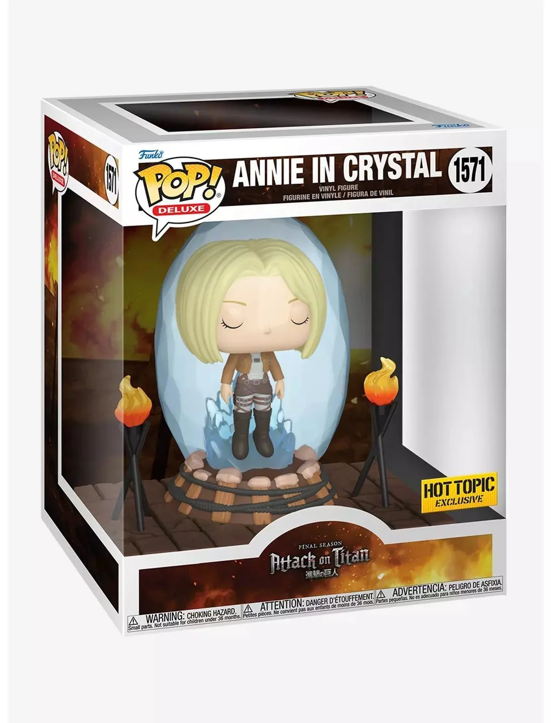 Figurka Funko Pop! Deluxe: Attack On Titan - Annie In Crystal (Hot Topic) #1571* Na zamówienie