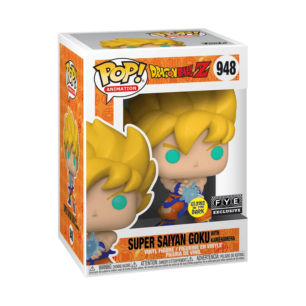 Funko POP! Dragon Ball Animation:DBZ-SSGokuW/KamehmhWve(GW) 948 (FYE) *Na zamówienie