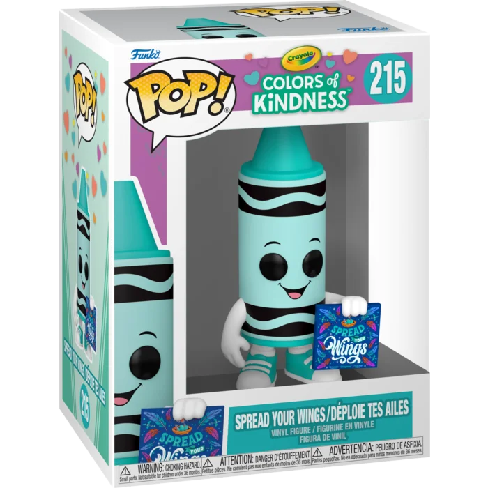 Figurka Funko POP! Crayola - Spread Your Wings Teal Crayon #215 – zdjęcie 2