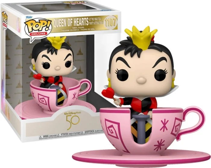 Figurka Funko pop Disney World 50th:  Queen of Hearts with Mad Tea Party Teacup 1107 Exc
