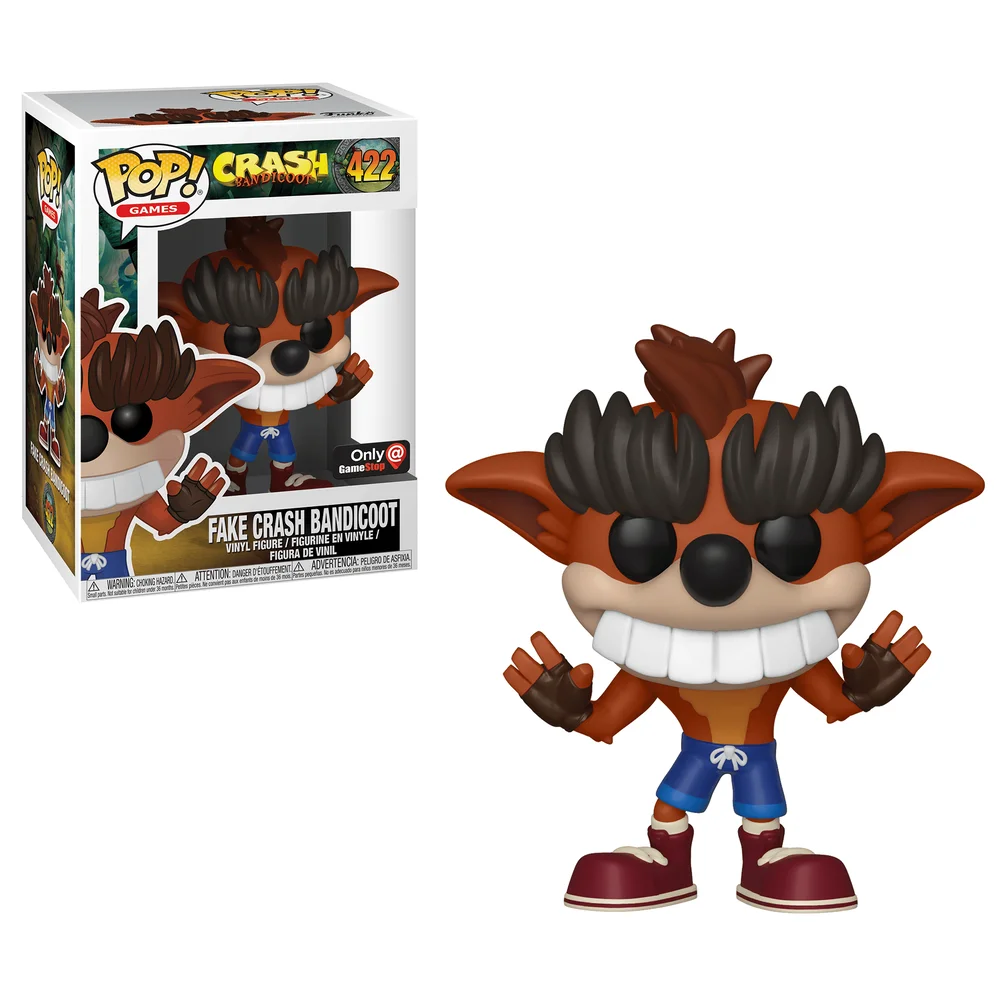 Funko POP! Crash Bandicoot S2-Fake Crash Bandicoot 422 (Exclusive) *Na zamówienie