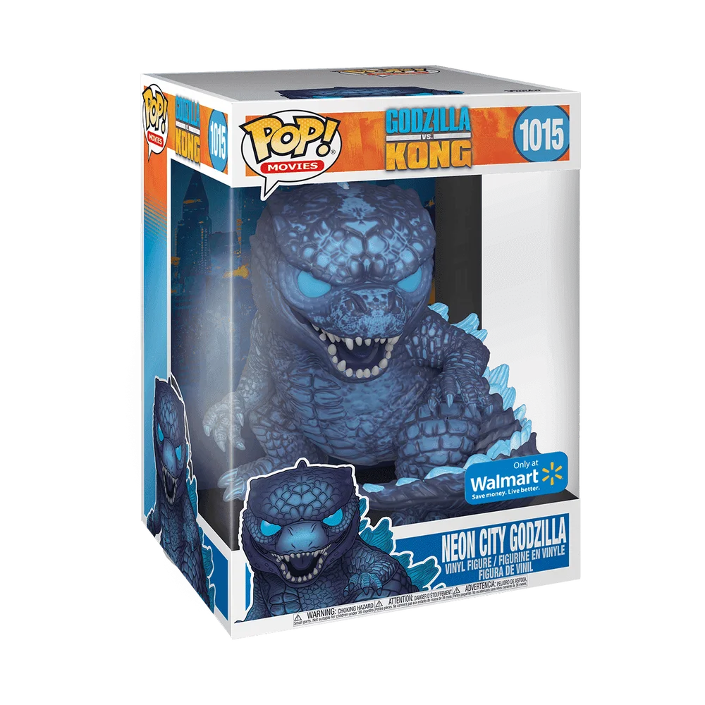 Funko POP! Godzilla Movies:ZillaVsKong-10"Zilla(CityLights) 1015 (Exclusive) *Na zamówienie