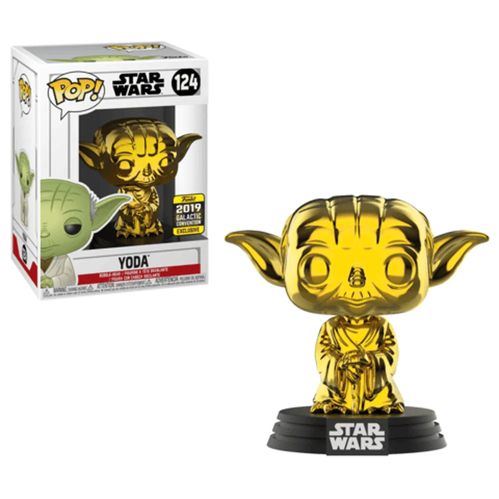 Funko POP! Star Wars Yoda Gold Chrome 124 (Exclusive) *Na zamówienie
